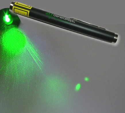 Laserpointer mit grünem Festkörper Laser