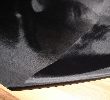 Futterstoff schwarz, 100% Polyester 1 Meter x 1,5 Meter